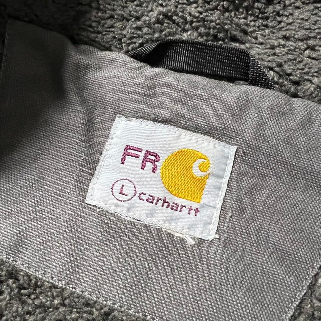 Carhartt FR ダックベスト 裏ボア グレー L〜XL 00s