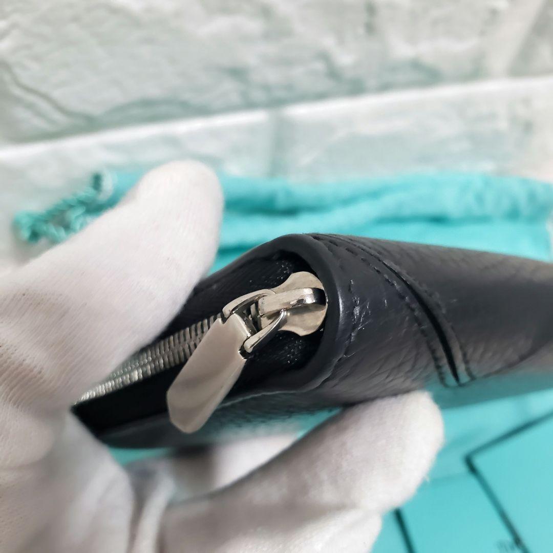 ティファニー リターントゥティファニー ラウンドジップウォレット 長財布 極美品