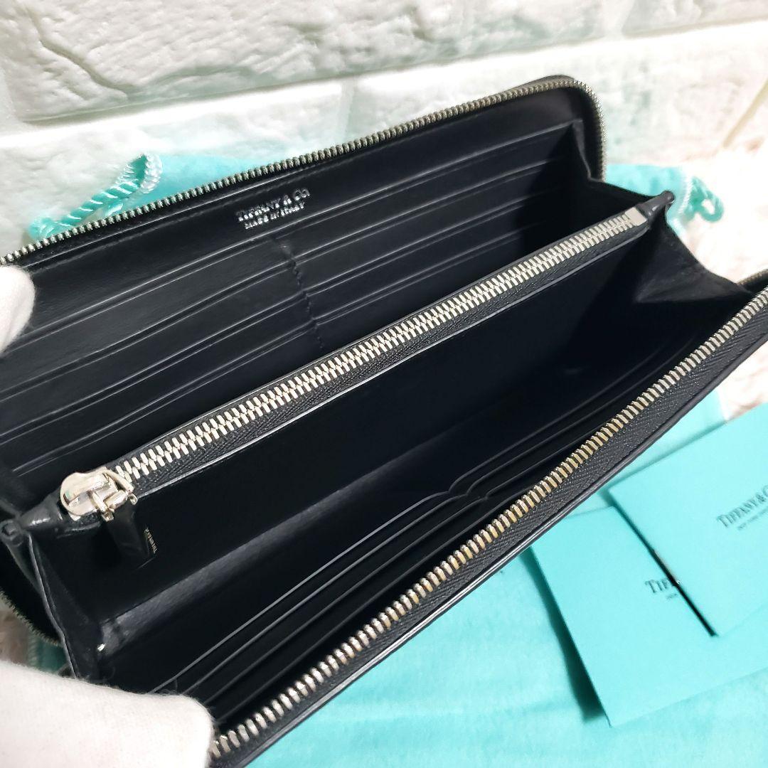ティファニー リターントゥティファニー ラウンドジップウォレット 長財布 極美品