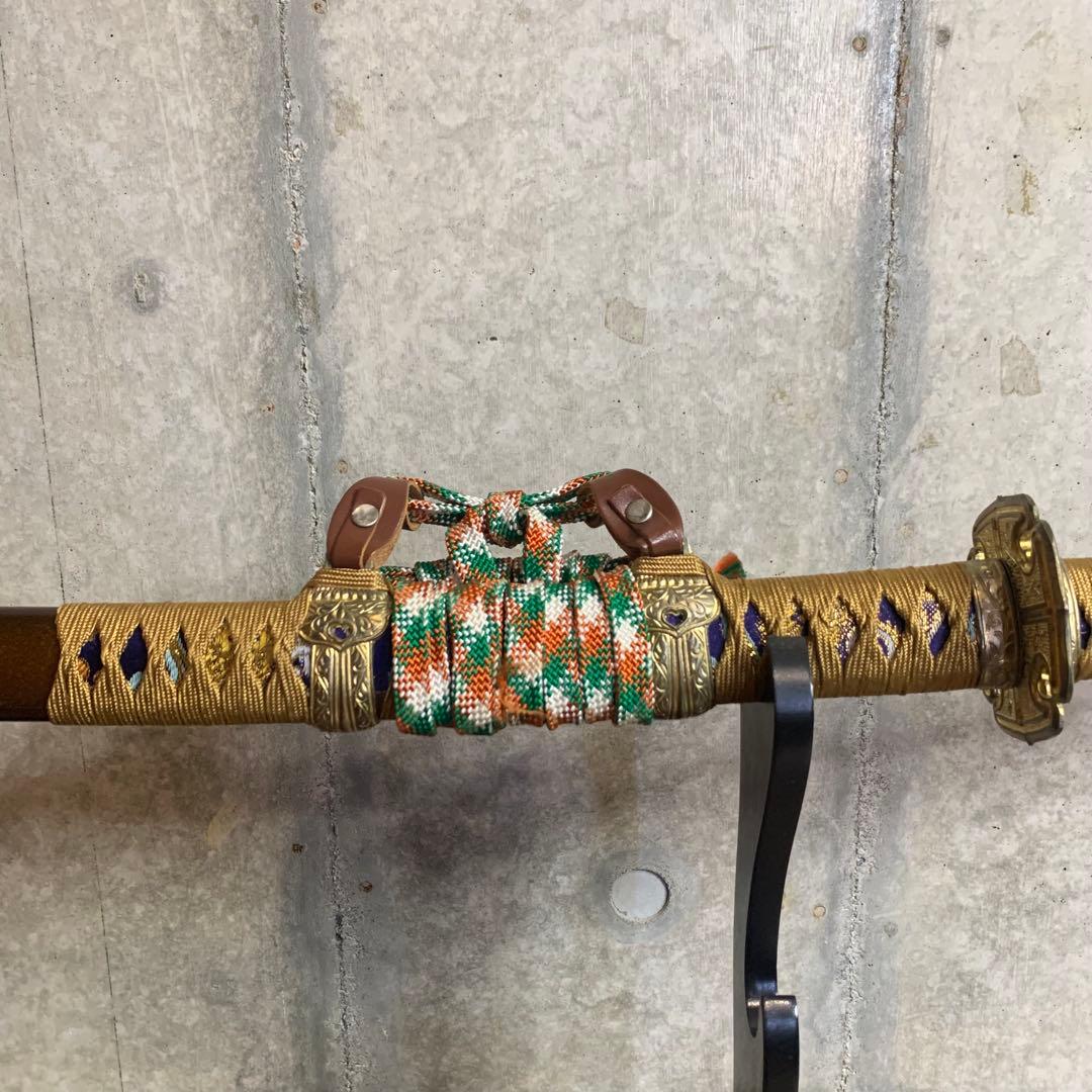 【模造刀/居合刀】長刀　金属製　武具　コレクション美術居合刀剣