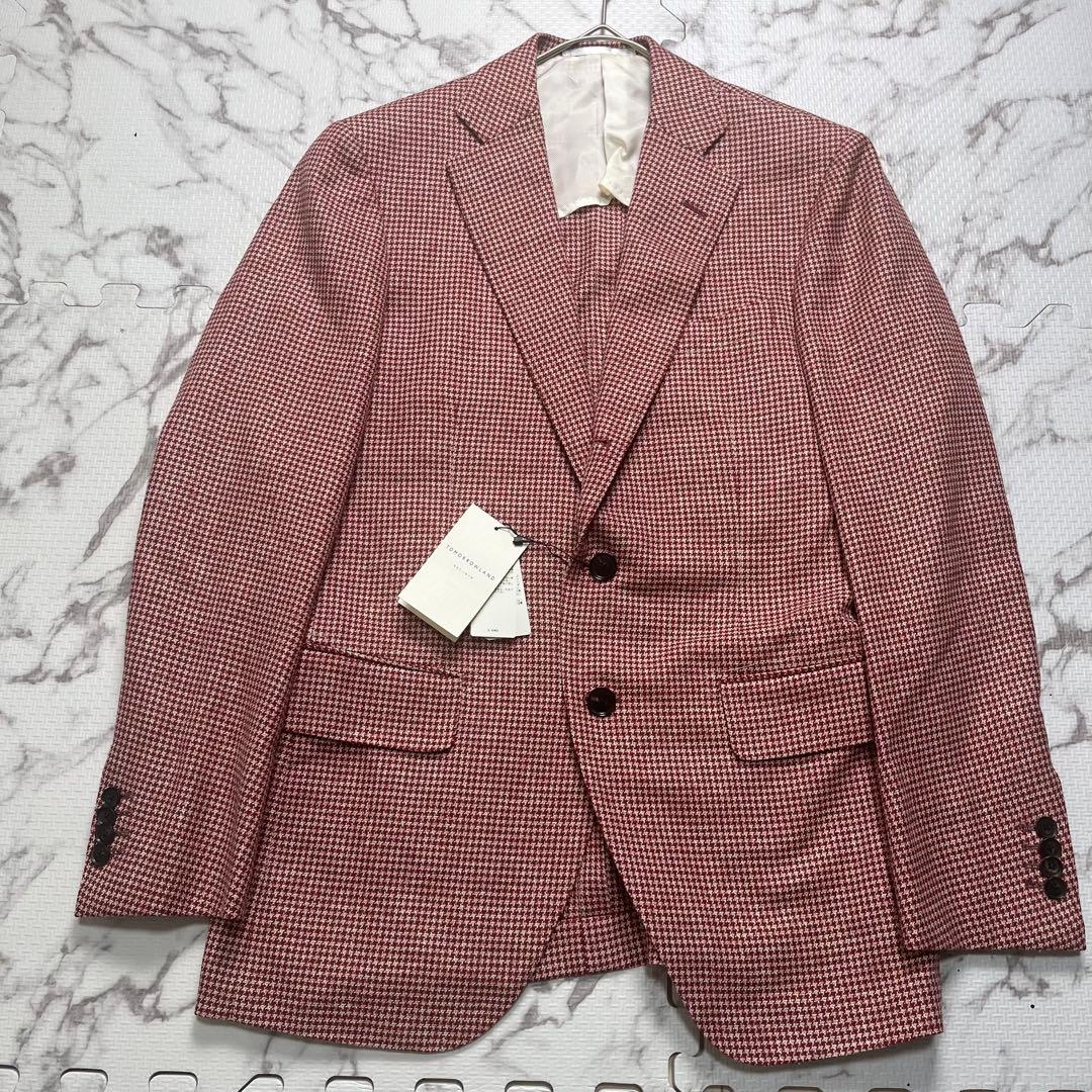 L相当/新品未使用✨ トゥモローランドピルグリム 赤 テーラードジャケット