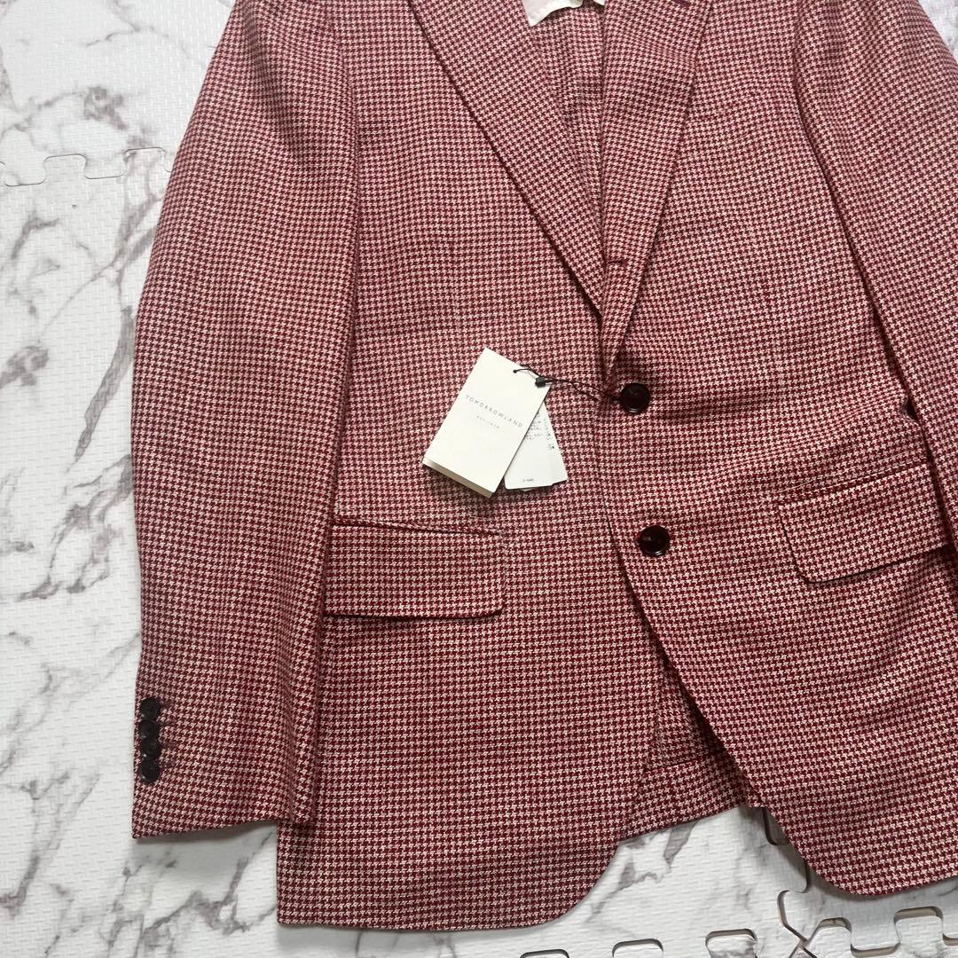 L相当/新品未使用✨ トゥモローランドピルグリム 赤 テーラードジャケット