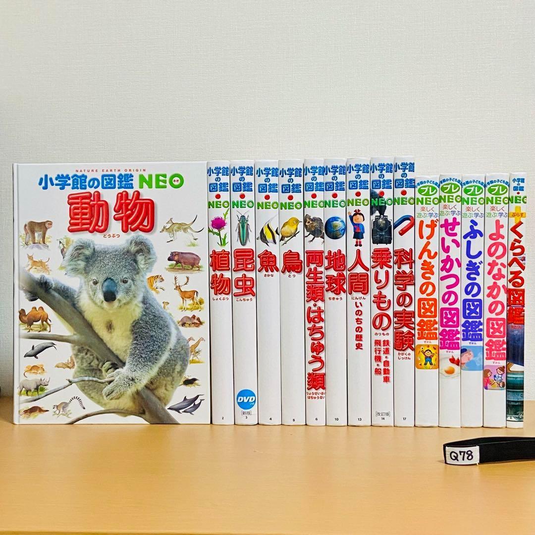 Q78カツママ様専用 【15冊】小学館の図鑑NEO 動物 地球 科学