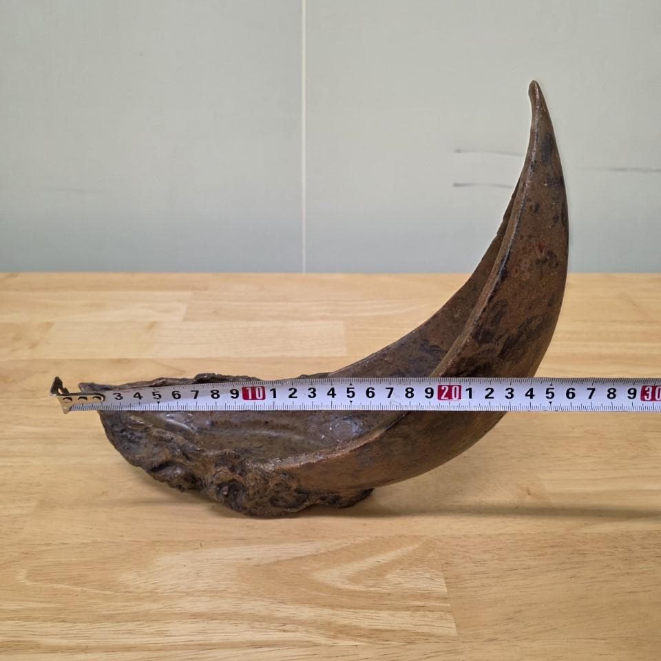 花瓶 船の形状 置物 半月形