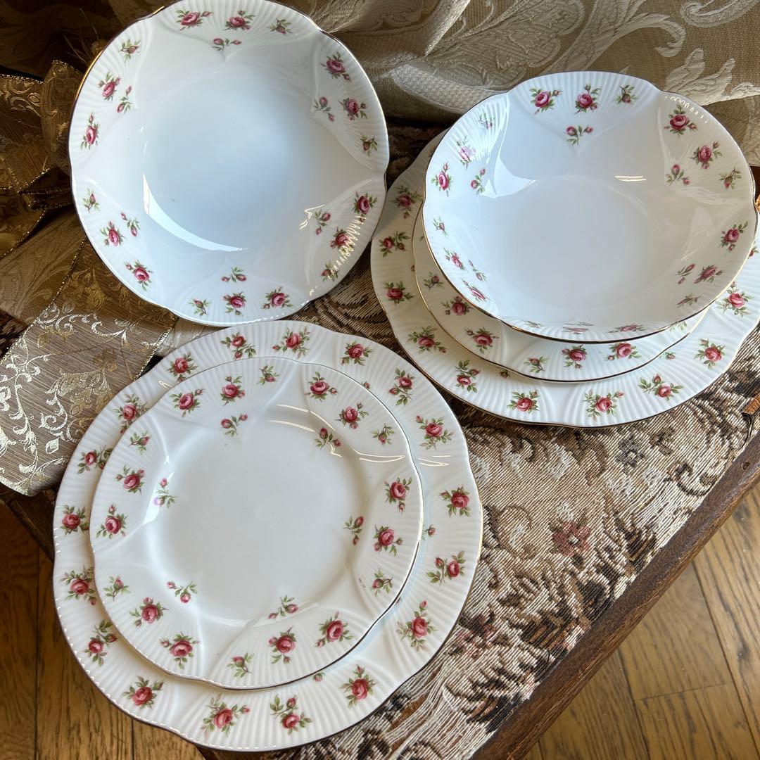 希少！英国製 ROYL ARBERT【Rosalie】6ピース モーニングセット - メルカリ