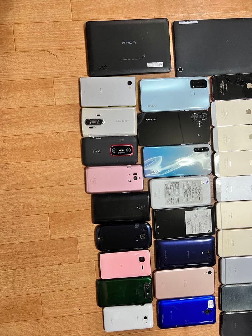 まとめて90台スマートフォン携帯電話iPhone、samsung,sony など