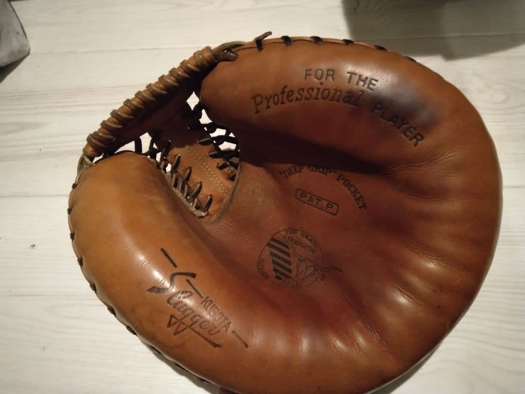 美品】Slugger プロフェッショナルモデル 硬式 捕球練習用グローブ