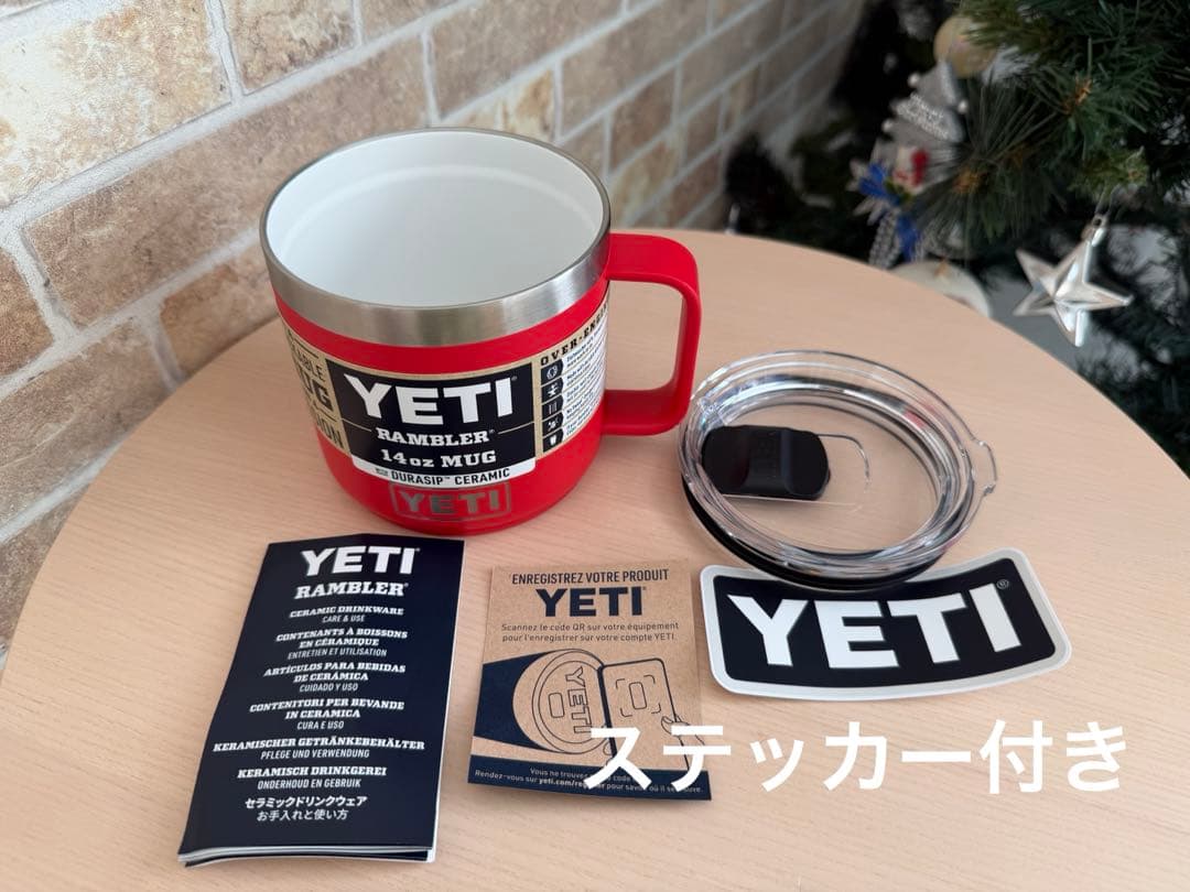 バーベキュー・調理用品 YETI Rambler 14 oz Mug &Big DRIPPER RED