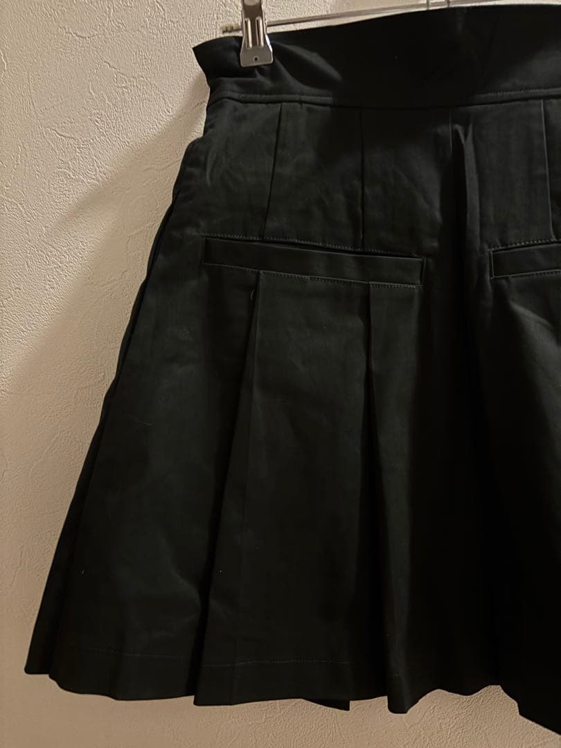 ラフロッグ　ウエストデザインスカート　グレー