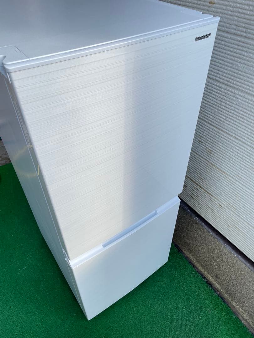 810シャープ 左右付け替え可能2ドア冷蔵庫 おしゃれホワイト 高性能