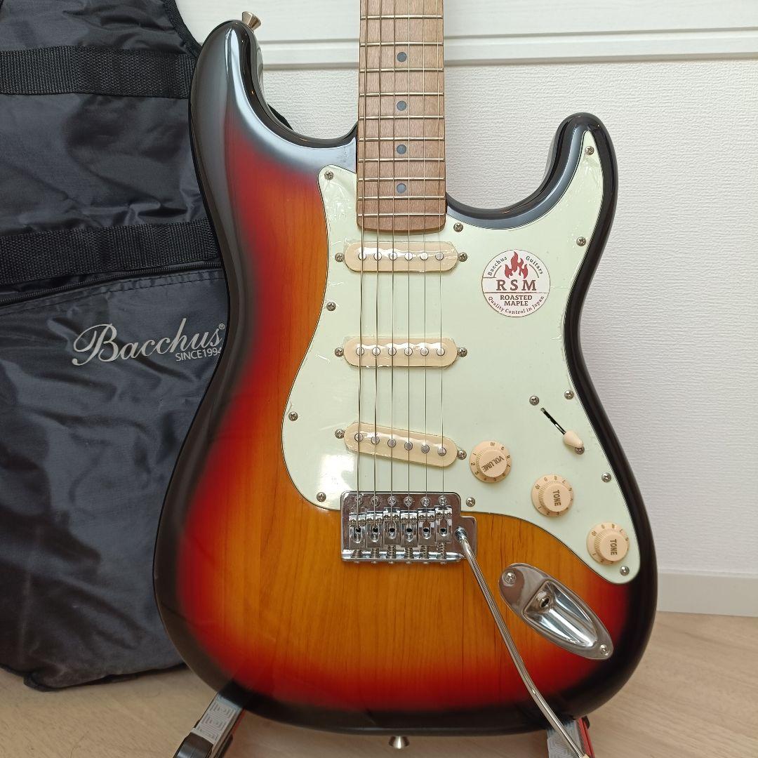 美品】Bacchus BST-1-RSM ストラトキャスター ネック追柾目 - メルカリ