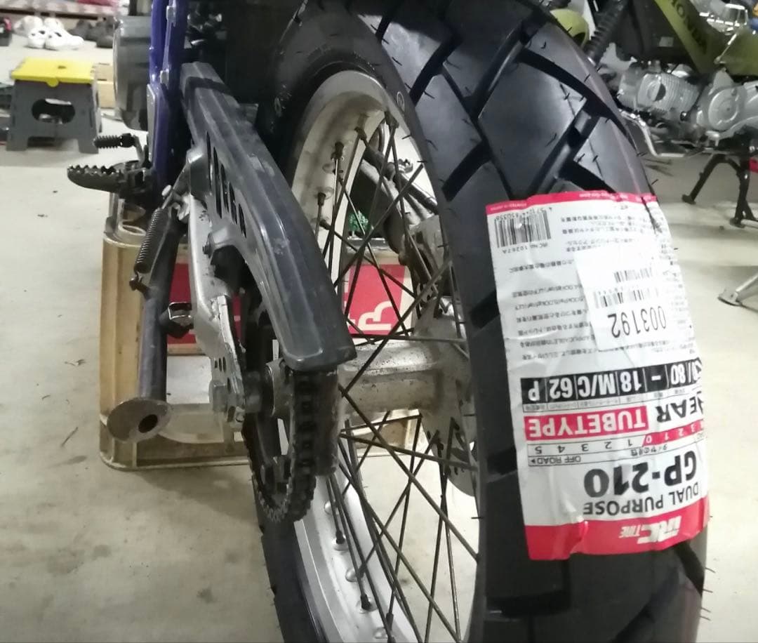 IRC GP-210 24年購入 走行1500kセロー等前後セット - メルカリ