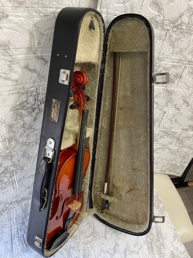 SUZUKI NO.220 1/4 ハードケース 弓付属 鈴木バイオリン