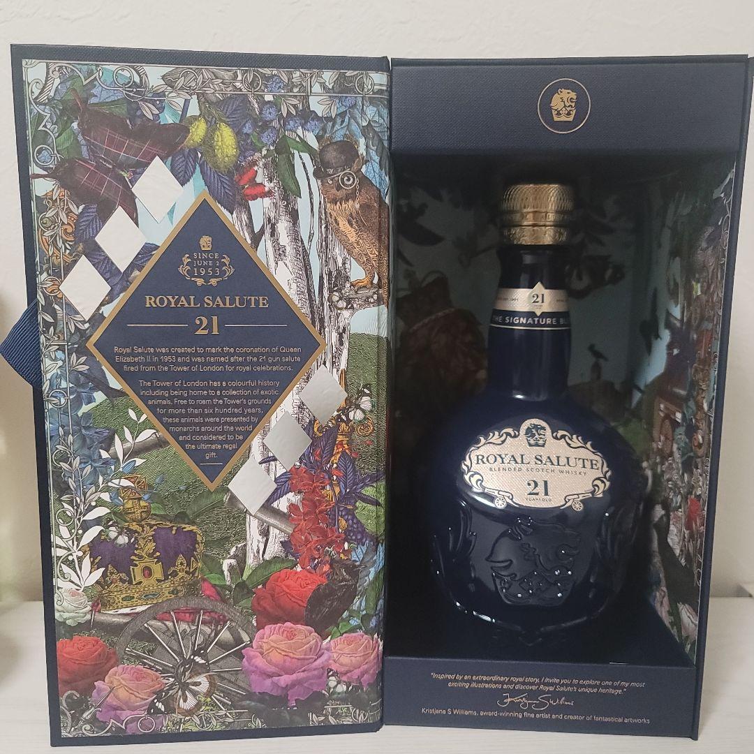 空き瓶) ウイスキー ロイヤルサルート 空瓶 空箱 - メルカリ