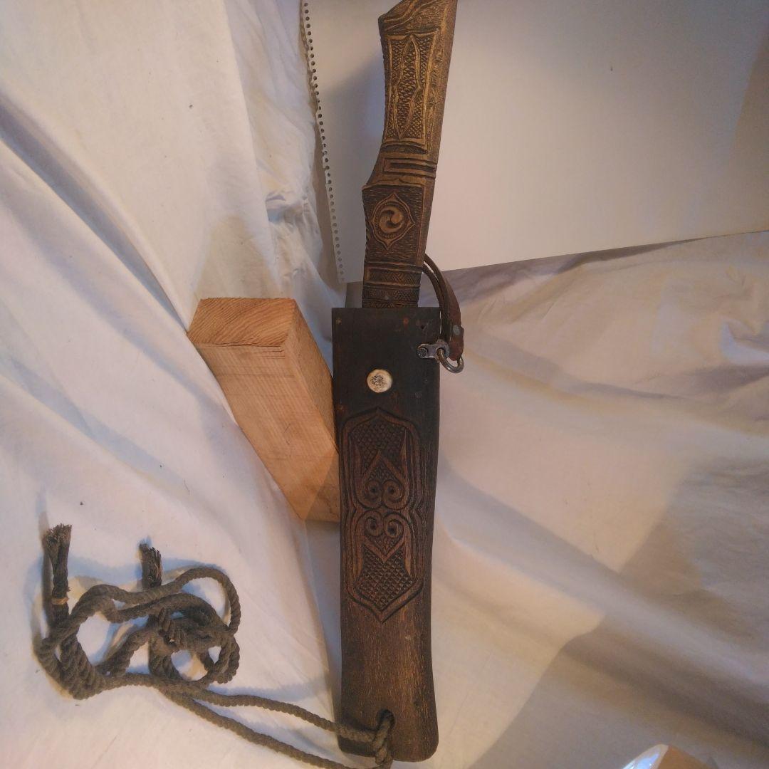 アイヌマキリ山刀。タシロ