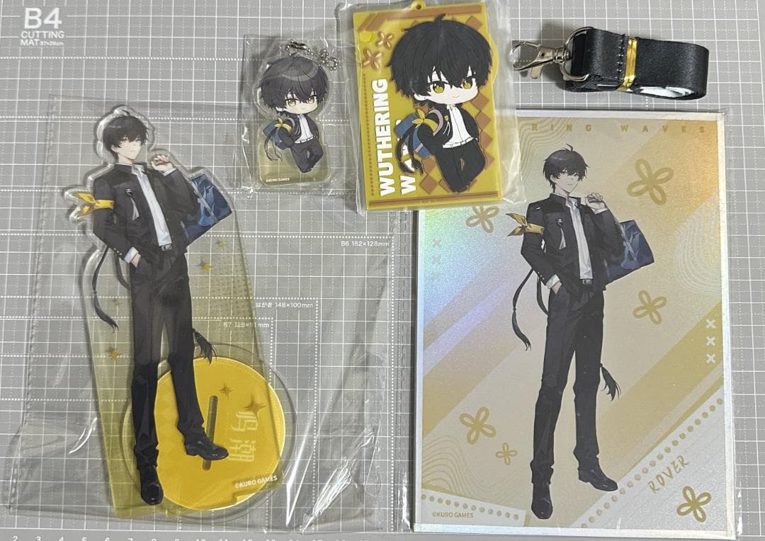 鳴潮 一番くじ 男漂泊者 第二ソラリス学園 4点セット 中国限定 正規品