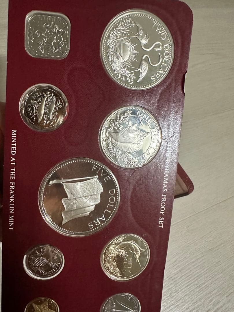 1976年バハマフランクリンミントプルーフ