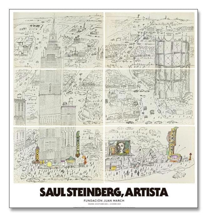 ソール スタインバーグ アートポスター 1949-1954 Steinberg - メルカリ