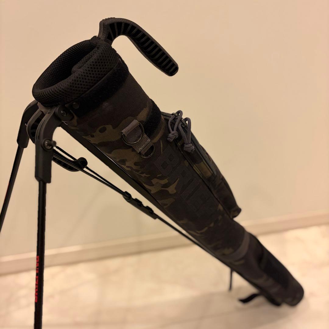 【まる】BRIEFING カモフラージュ セルフスタンドバッグ