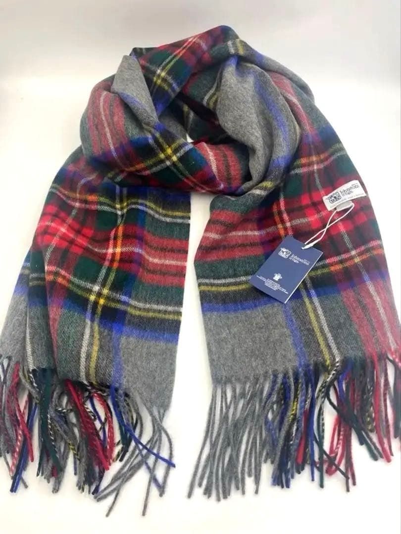 ♥️ジョンストンズ♥️ Johnstons of Elgin 大判ストール マフラー