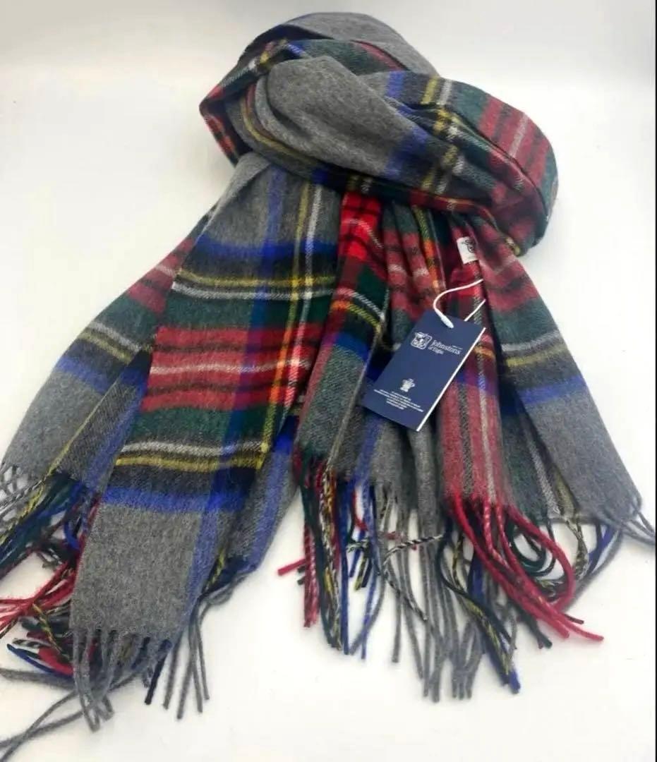 ♥️ジョンストンズ♥️ Johnstons of Elgin 大判ストール マフラー