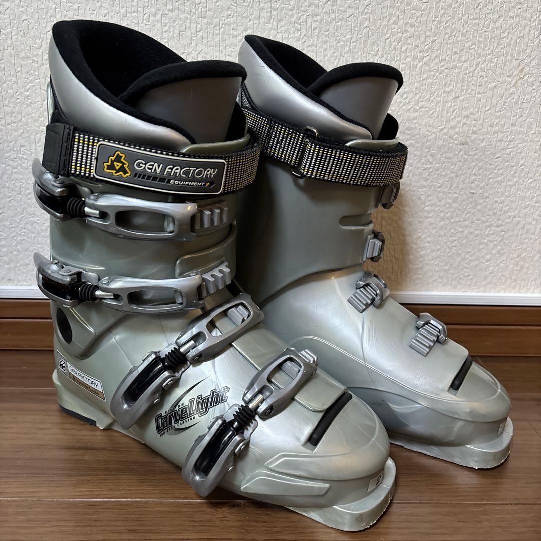 GENFACTORY男性用スキーブーツCARVELIGHT 27.0〜27.5㎝