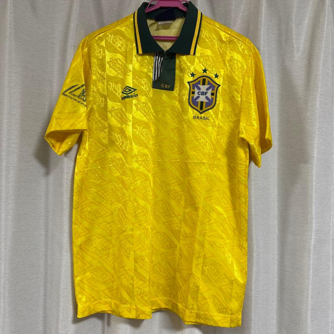 【ブラジル代表 アンブロサッカーシャツ 希少品】
