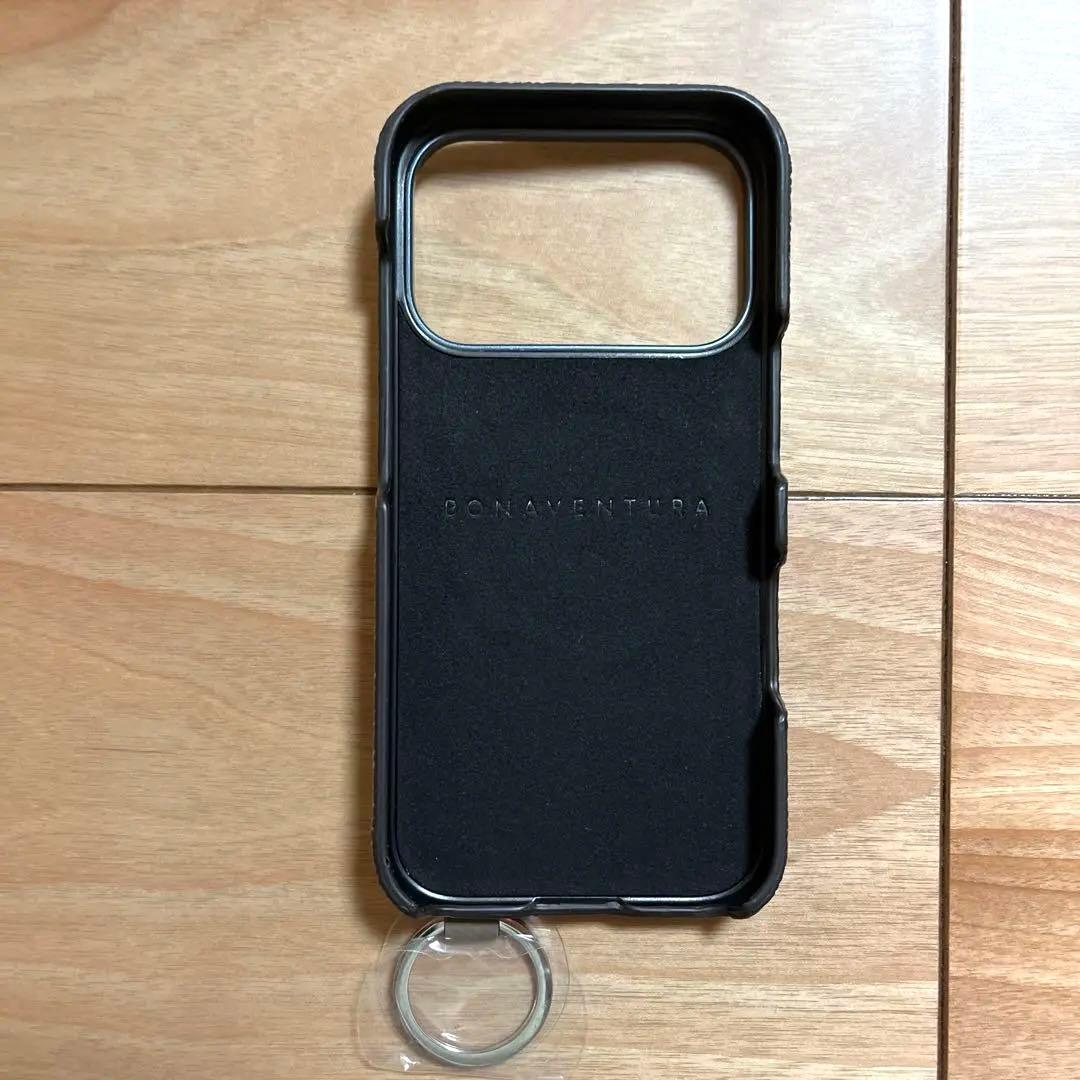 BONAVENTURA iPhone 17Pro ハンドル付ケース ストラップ付