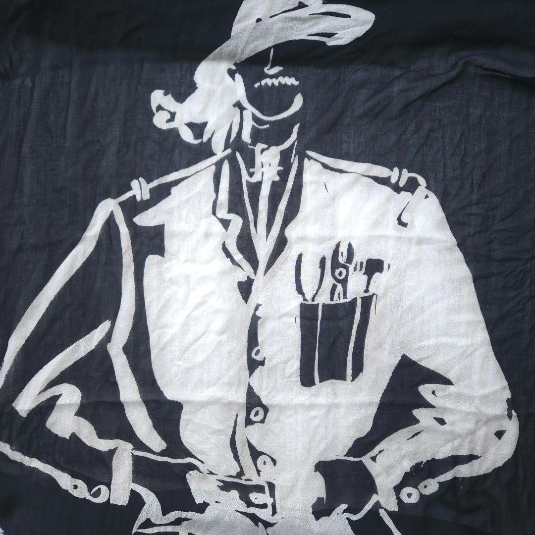 17aw Yohji Yamamoto Pour homme 抜染大判ストール - メルカリ