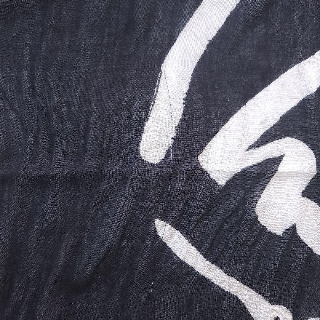 17aw Yohji Yamamoto Pour homme 抜染大判ストール - メルカリ