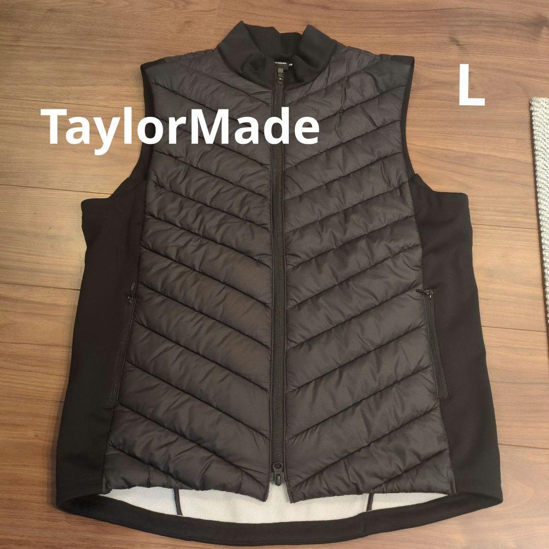 テーラーメイド ゴルフ メンズ ベスト L 保温 冬用 ブラック