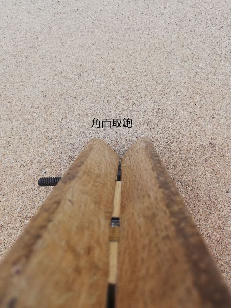 角面取鉋　目盛り付き