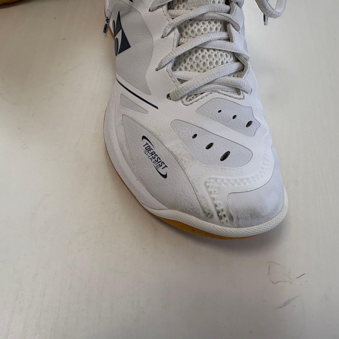 YONEX 65zウィメンズ24.0cmホワイト バドミントンシューズ