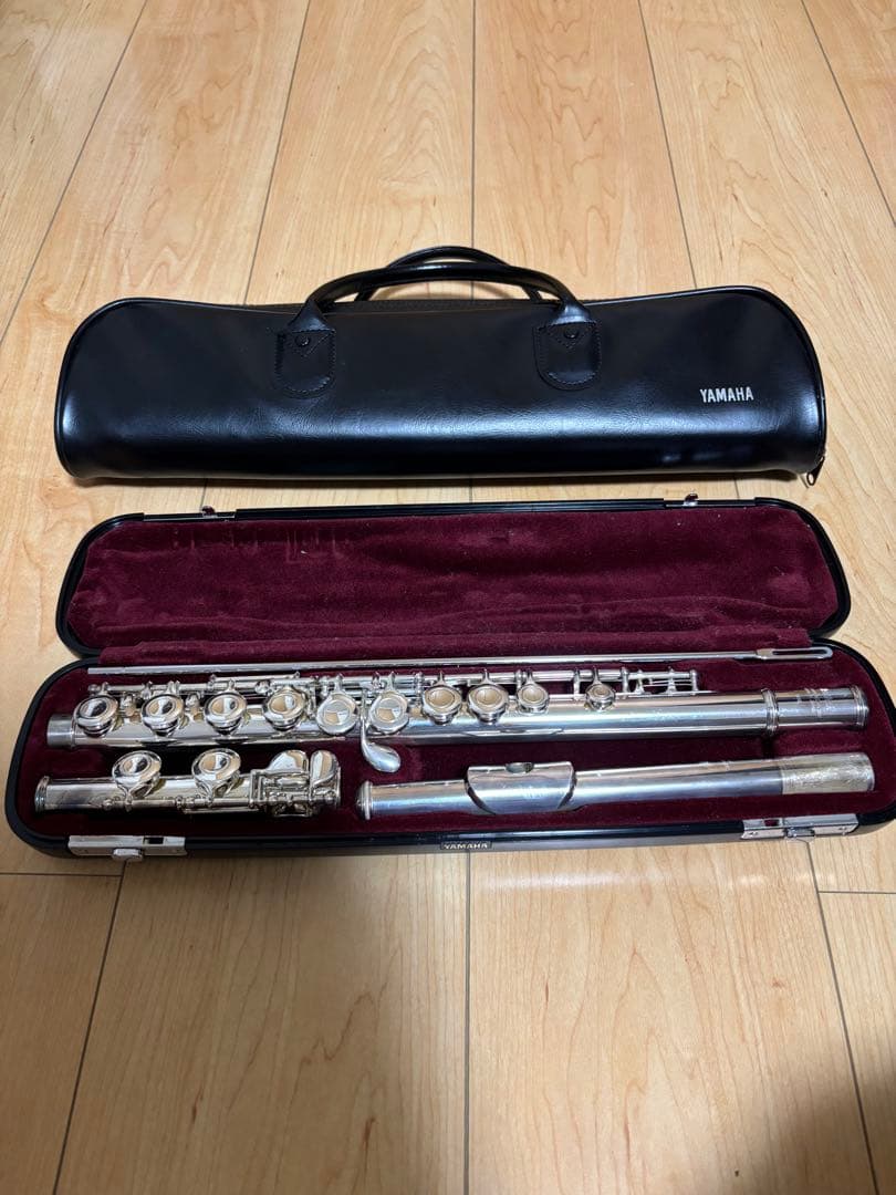 YAMAHA ヤマハ YFL-311Ⅱ フルート 頭部管銀製 バッグ付 - メルカリ