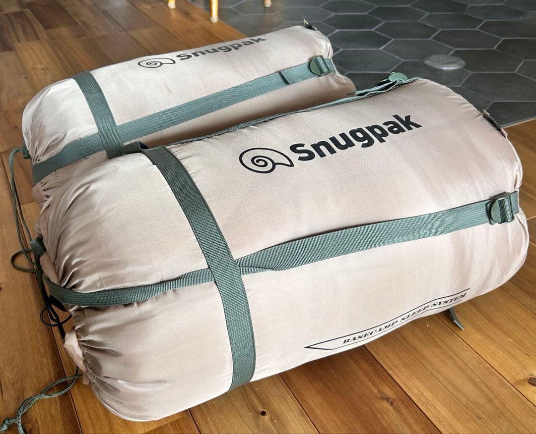 【極美品2個セット】スナグパックベースキャンプ スリープシステム　シュラフ　寝袋