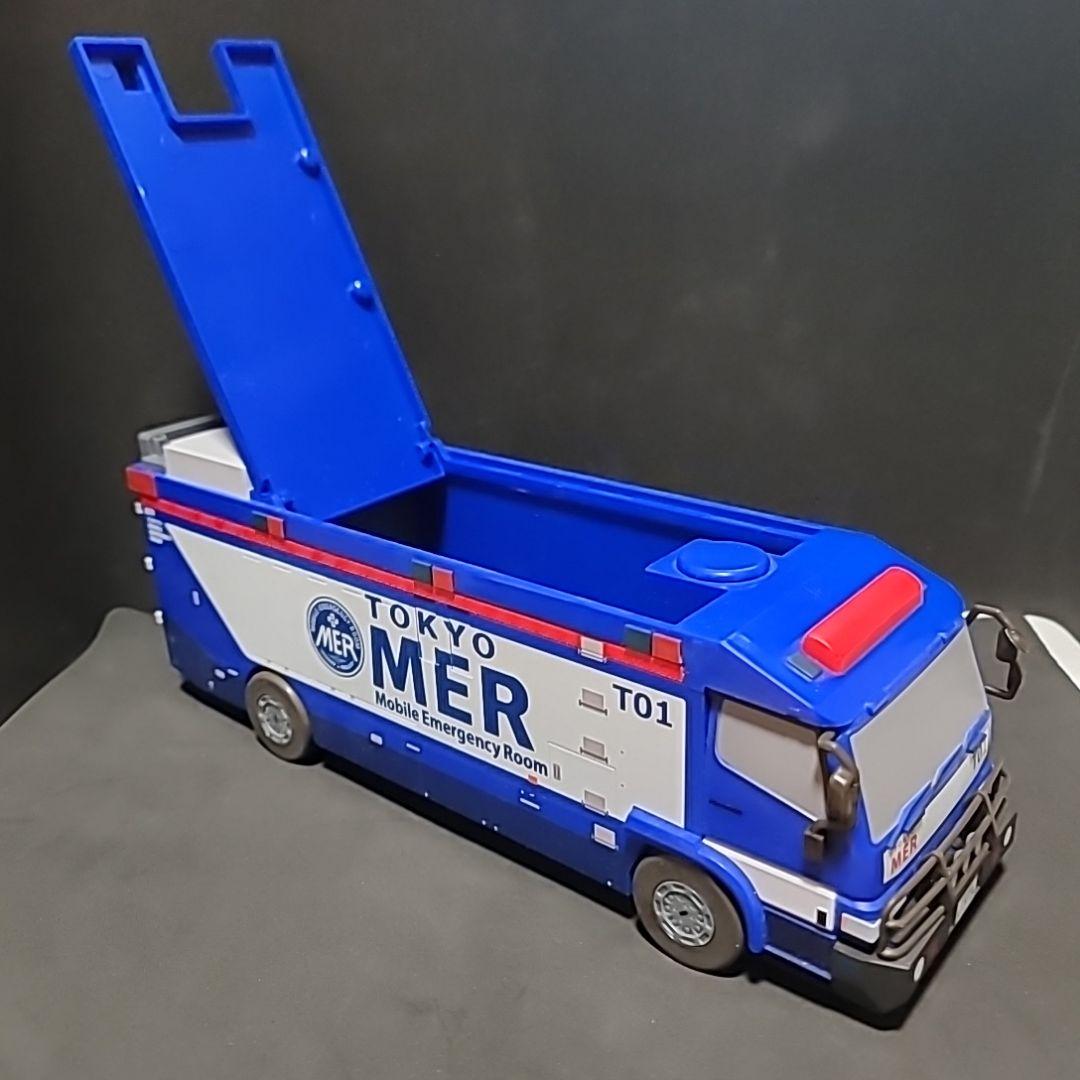 TOKYO MER ポップコーンバケット、ミニカー、ドリンクカップのセット