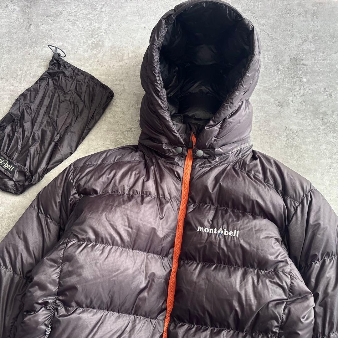 美品■montbell モンベル【L】アルチプラノ ダウン パーカー ブラウン