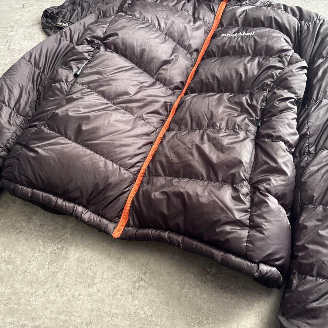 美品■montbell モンベル【L】アルチプラノ ダウン パーカー ブラウン