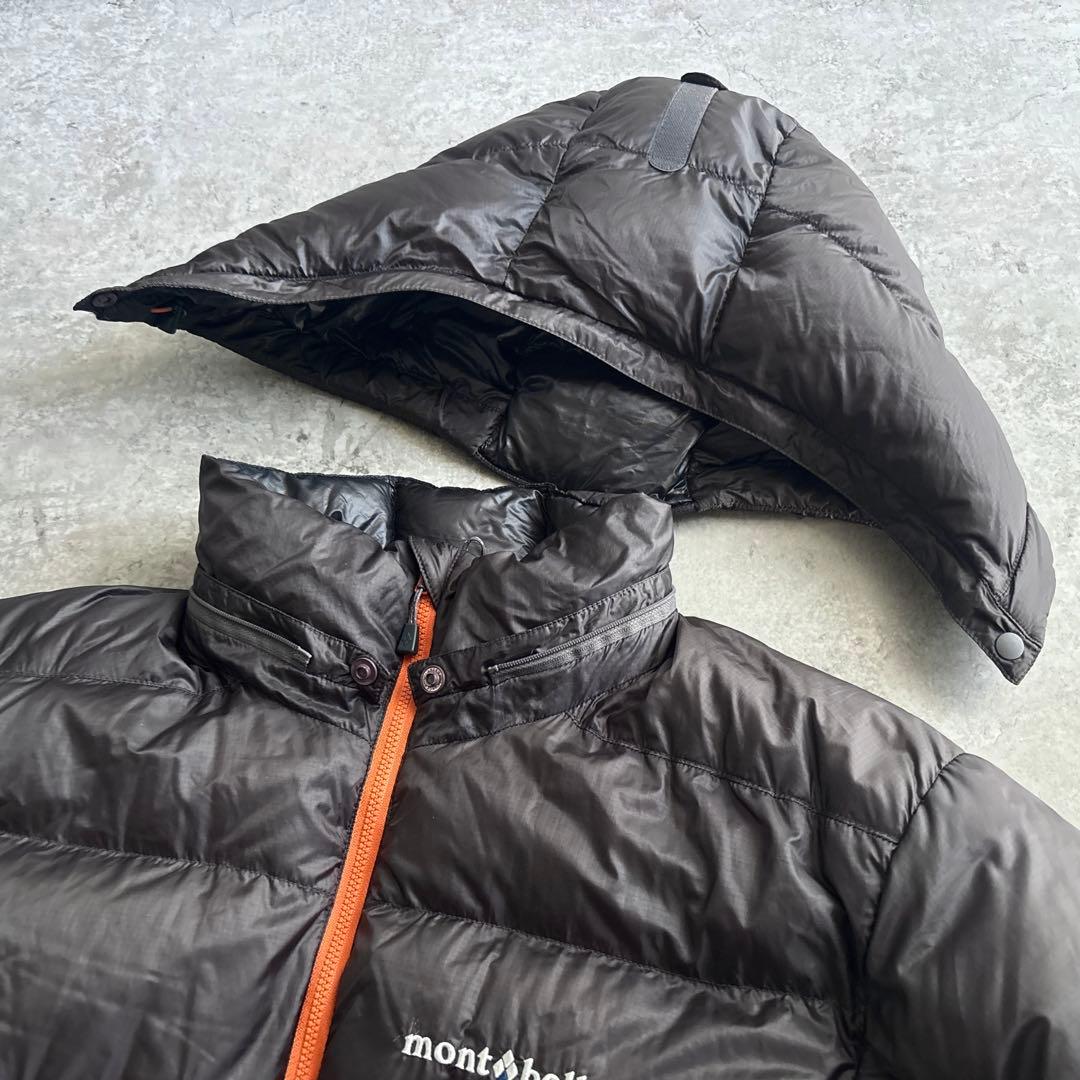 美品■montbell モンベル【L】アルチプラノ ダウン パーカー ブラウン