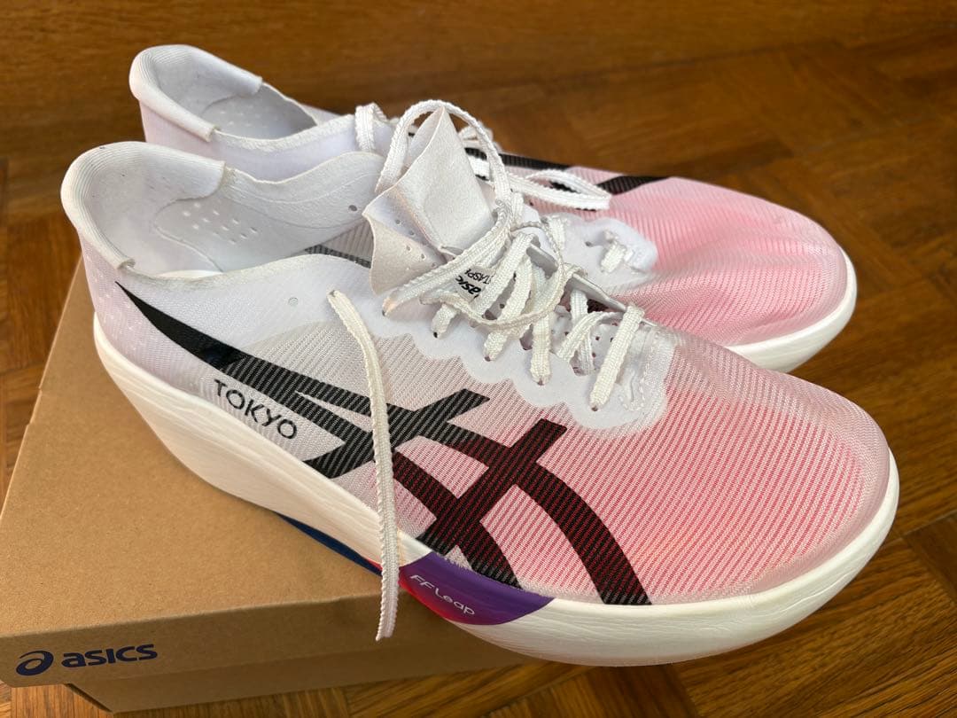 ASICS スパイクシューズ 27.0cm ピンク