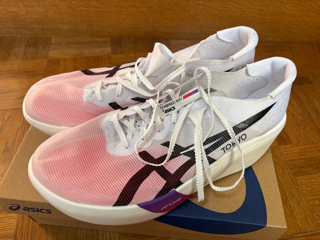 ASICS スパイクシューズ 27.0cm ピンク