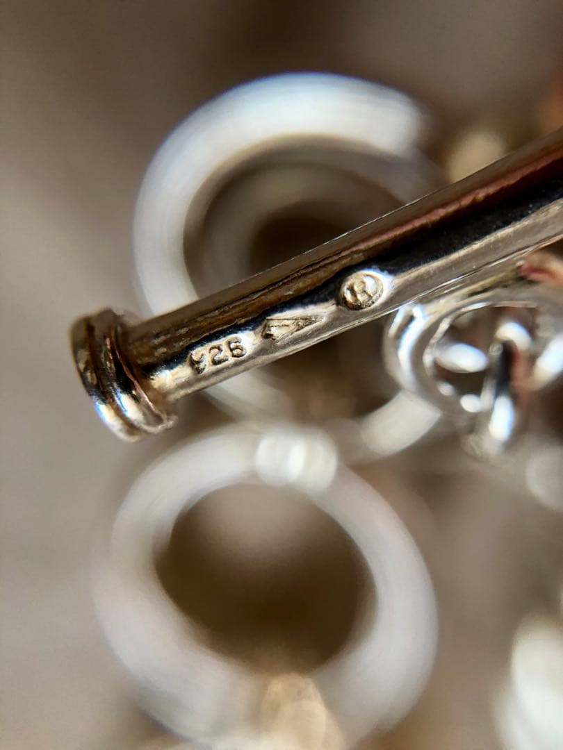 メキシコ製 vintage 925 サークルリンクブレスレット