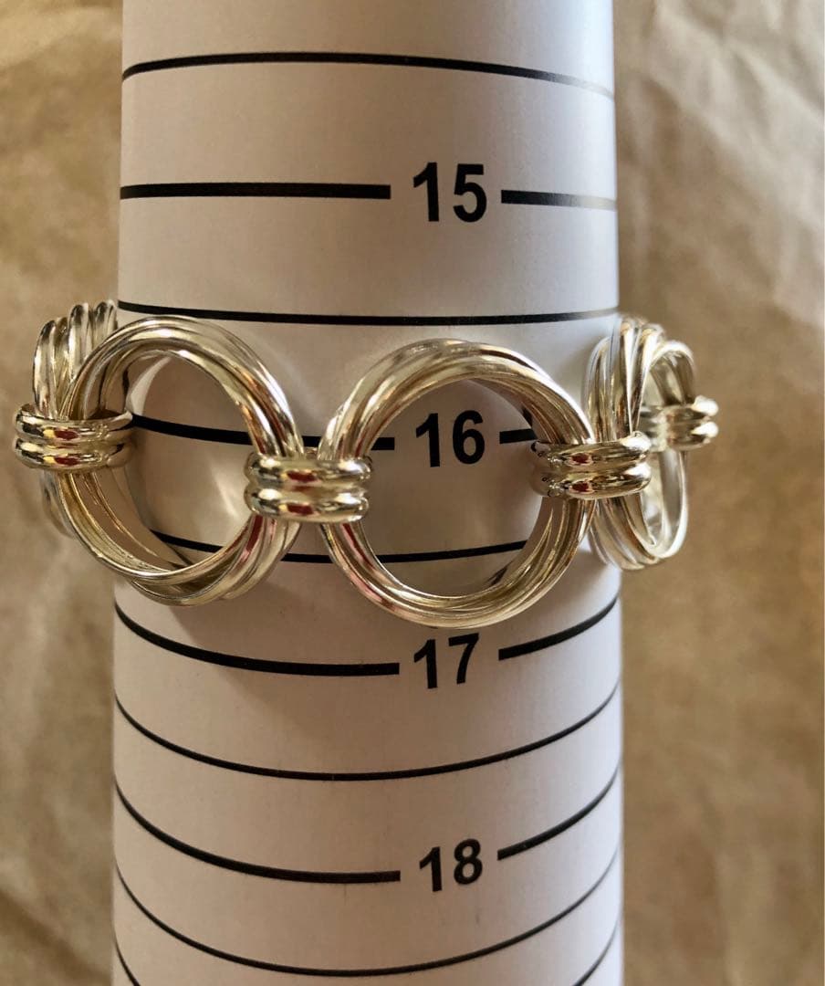 メキシコ製 vintage 925 サークルリンクブレスレット