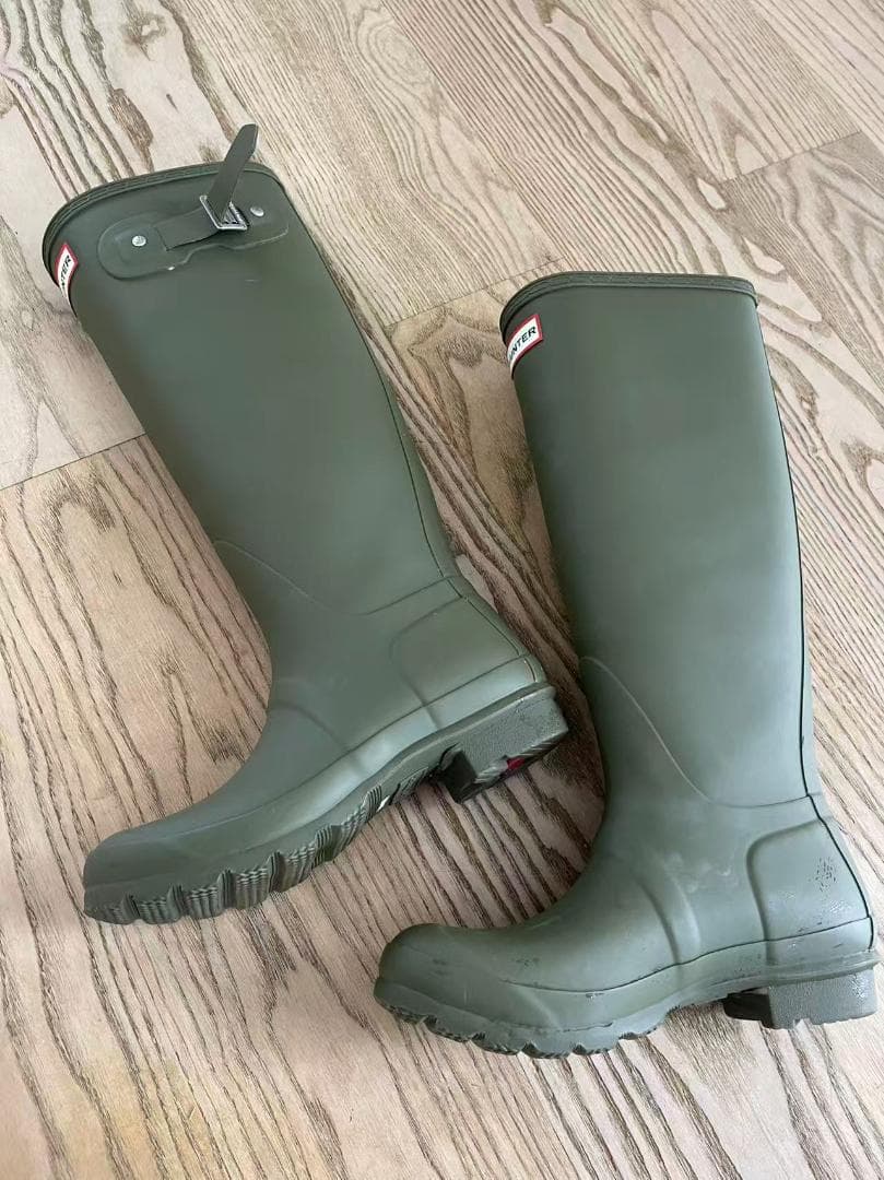 HUNTER ハンター　ロングレインブーツ　23.5センチ