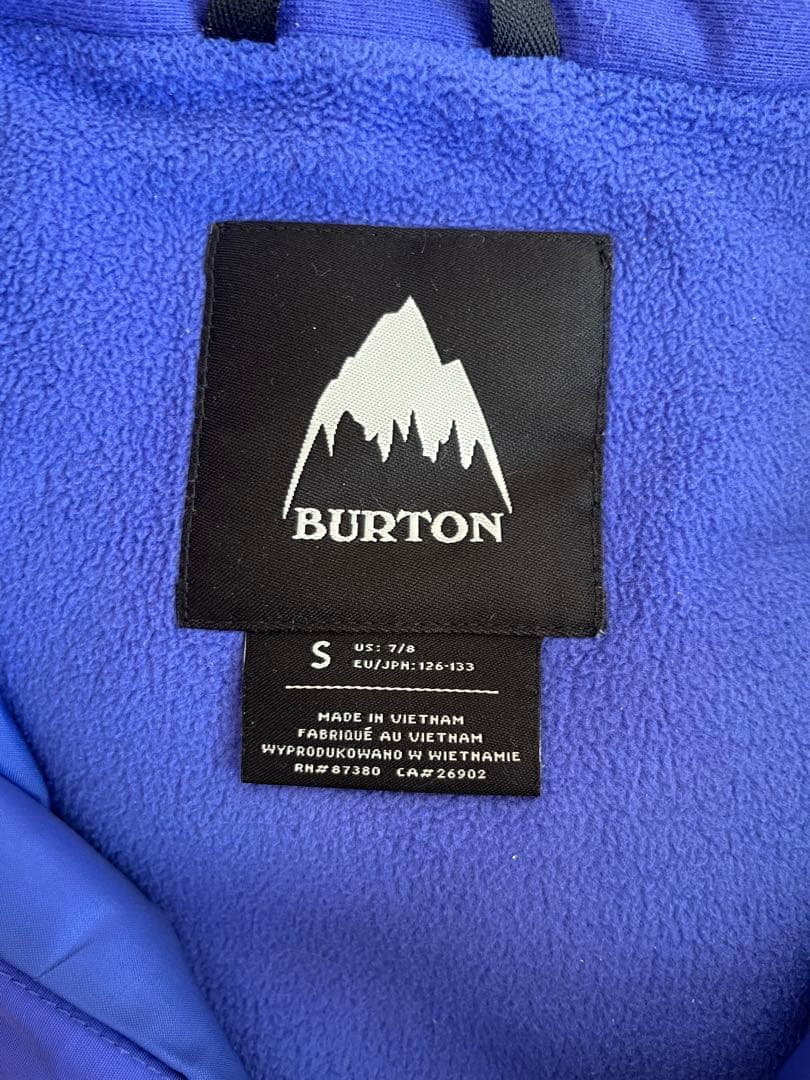 BURTON キッズ　スノーボードウェア　上下セット　S