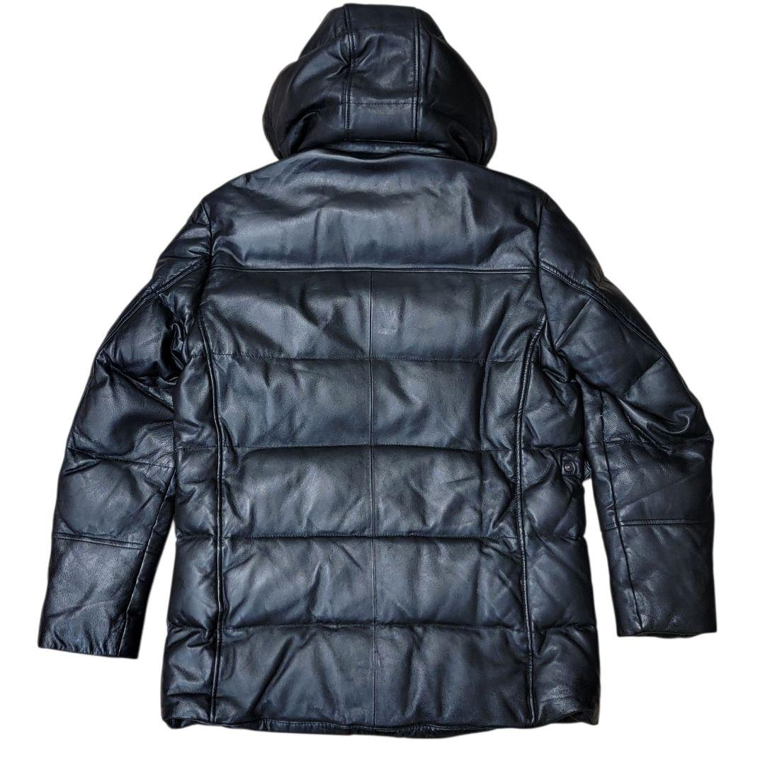 MALE&CO 極上の暖かさと上質さを纏う レザーキルティングダウンジャケット