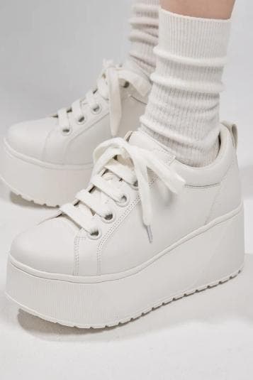 美品 鈴木亜美 厚底スニーカー Lサイズ 24.5 25.0 - メルカリ