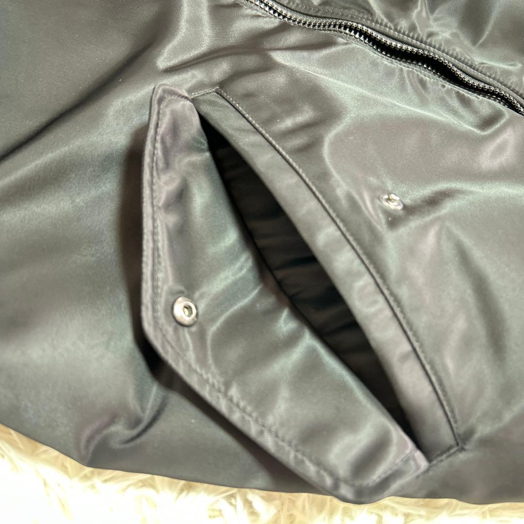 【美品】ユニクロ +J ハイブリッドダウンオーバーサイズMA-1ブルゾン