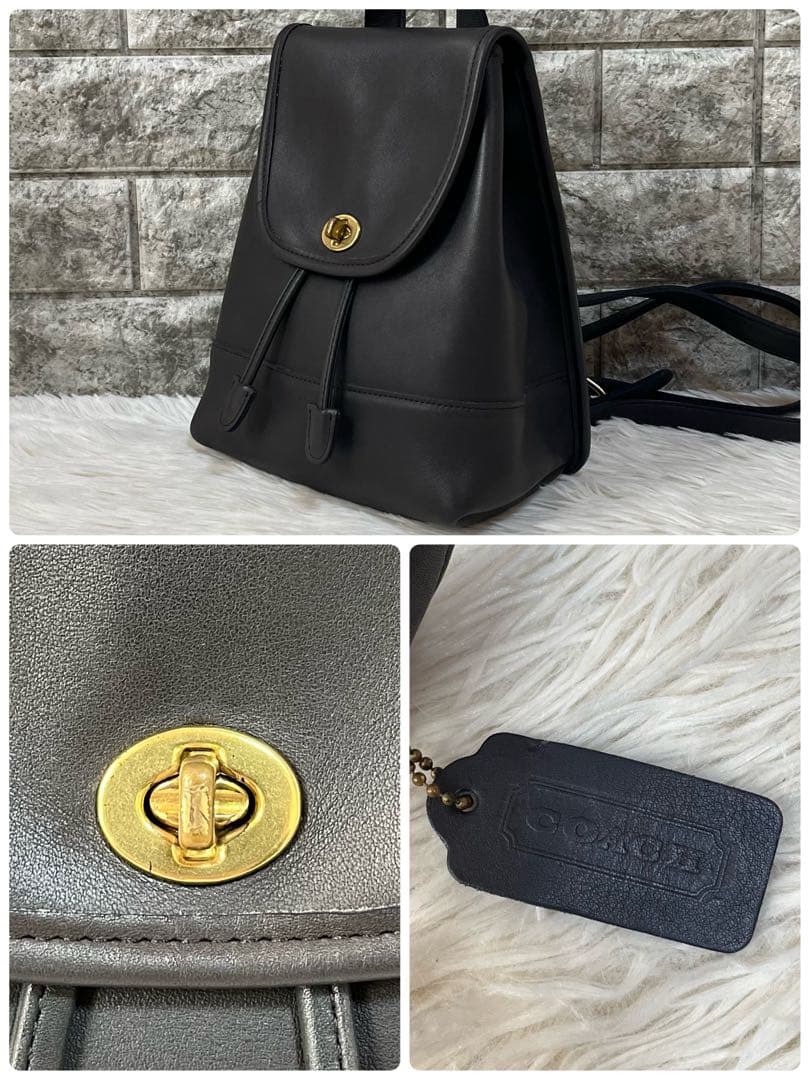 【美品】オールドコーチ　9960 グラブタンレザー　バックパック　リュック