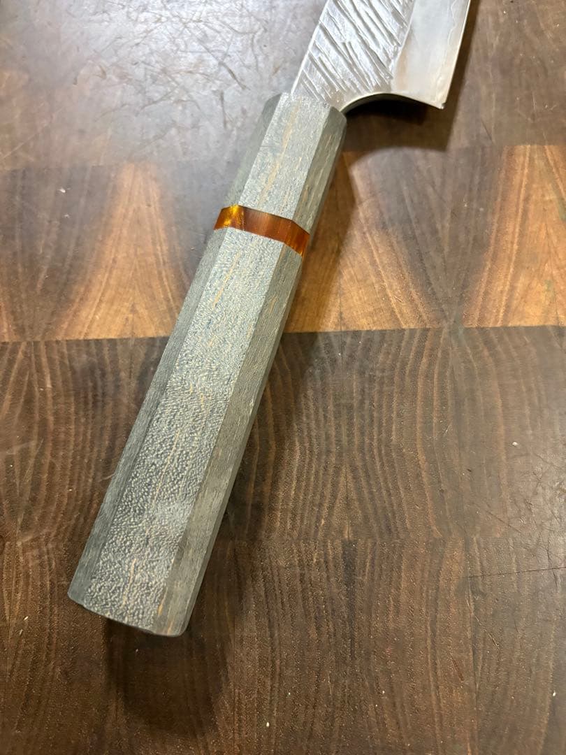 黒崎優 風神 SG2筋引 包丁 240mm 粉末ハイス スタビライズドウッド柄